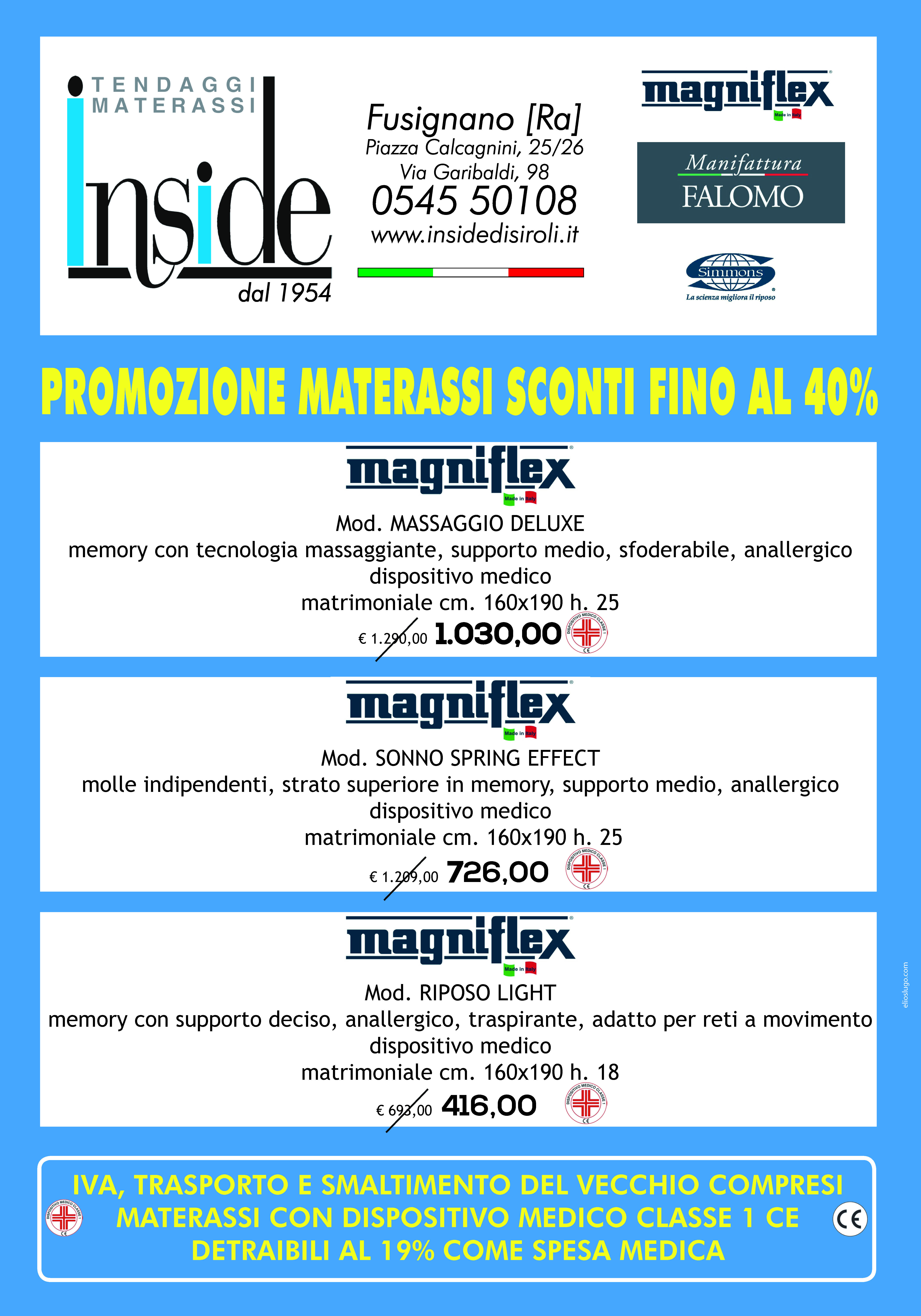 Promozione materassi 2024